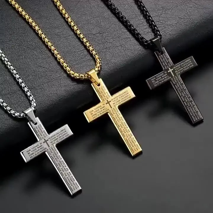 Bold Men’s Cross Necklace dsers