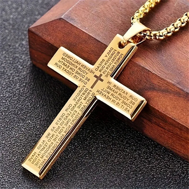 Bold Men’s Cross Necklace dsers