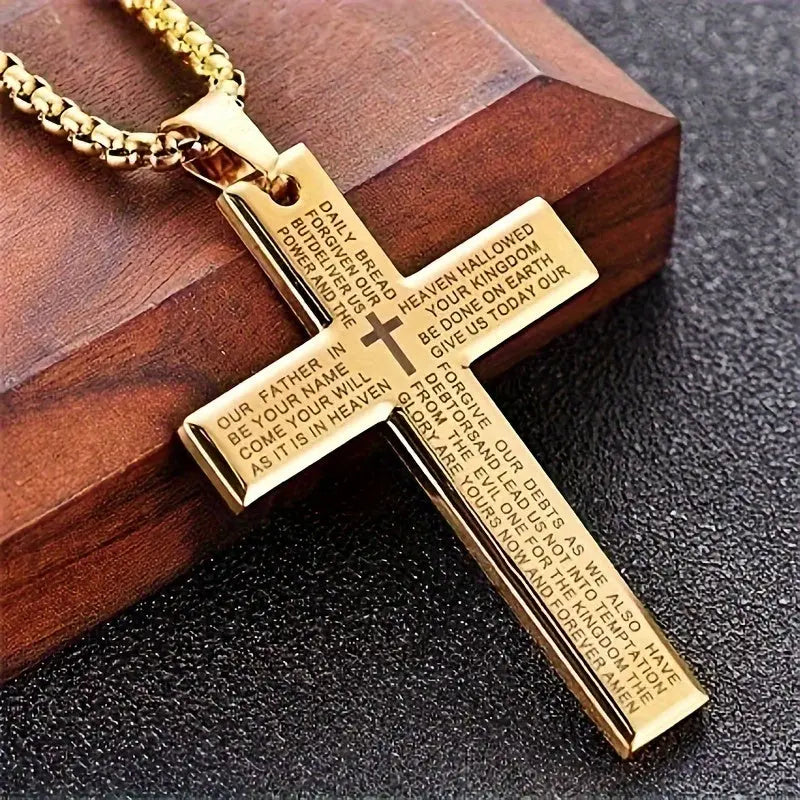 Bold Men’s Cross Necklace dsers