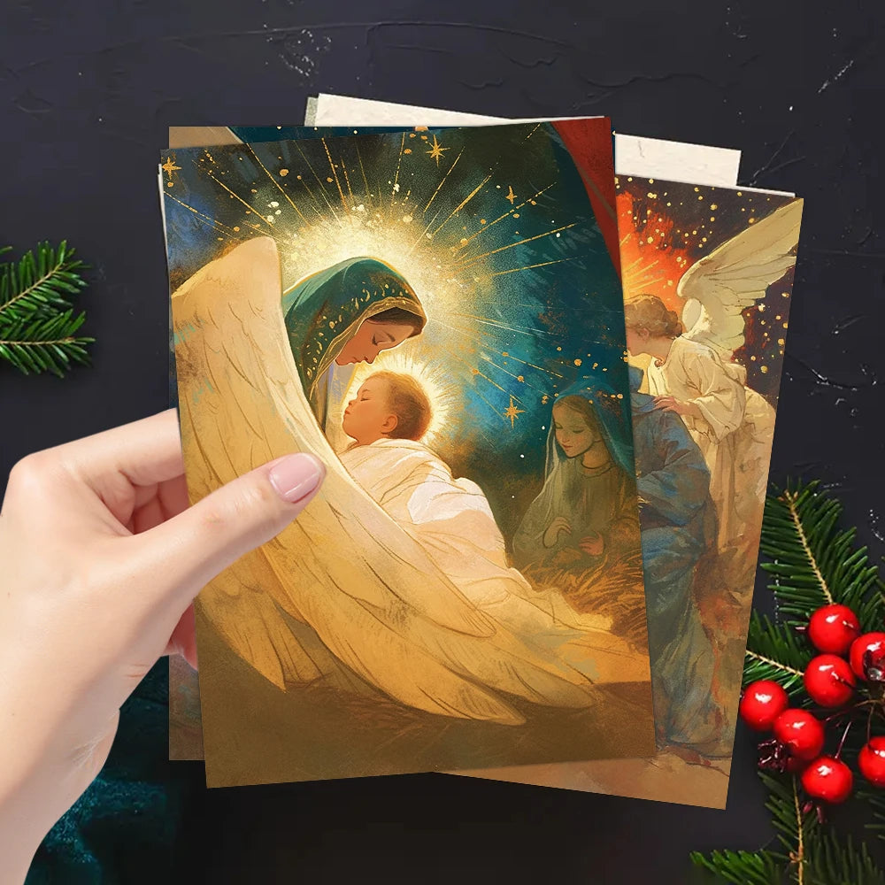 Birth of Jesus Christmas Postcards - 32 Piece Set
