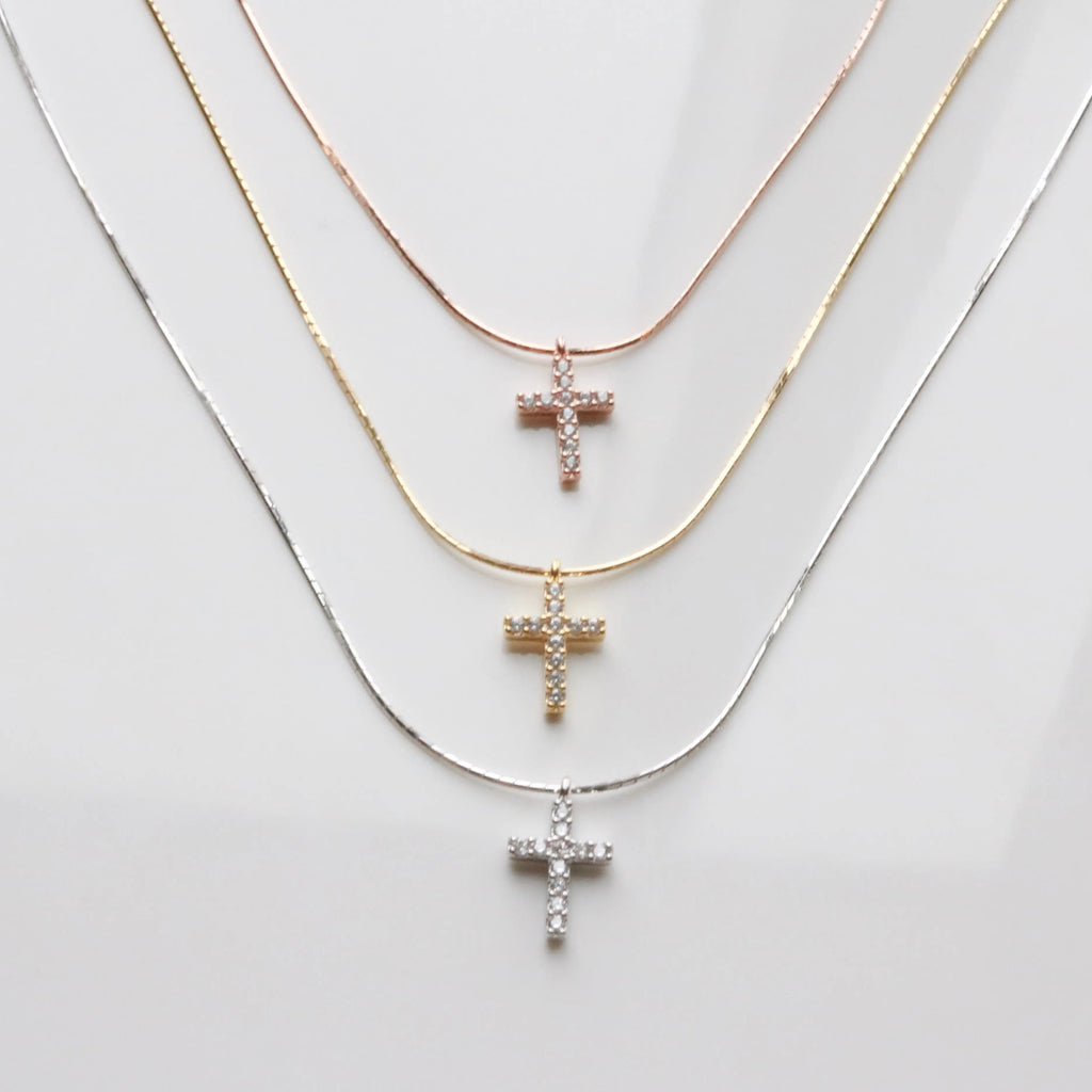 Cross pendant necklace - Necklaces