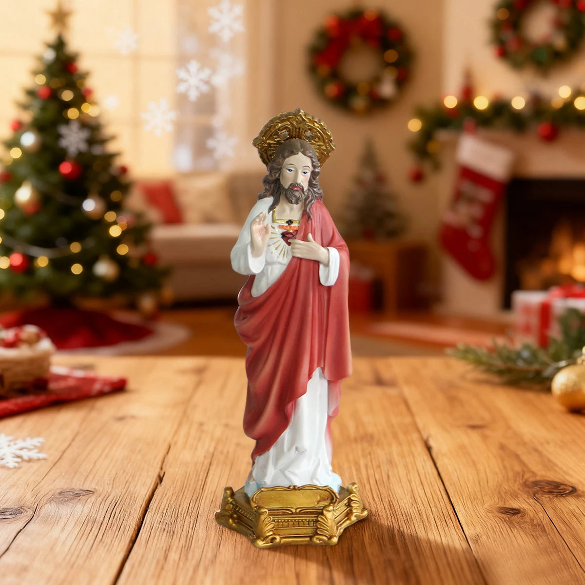 Jesus Christ Statue 8.77" - Resin Religious Decor