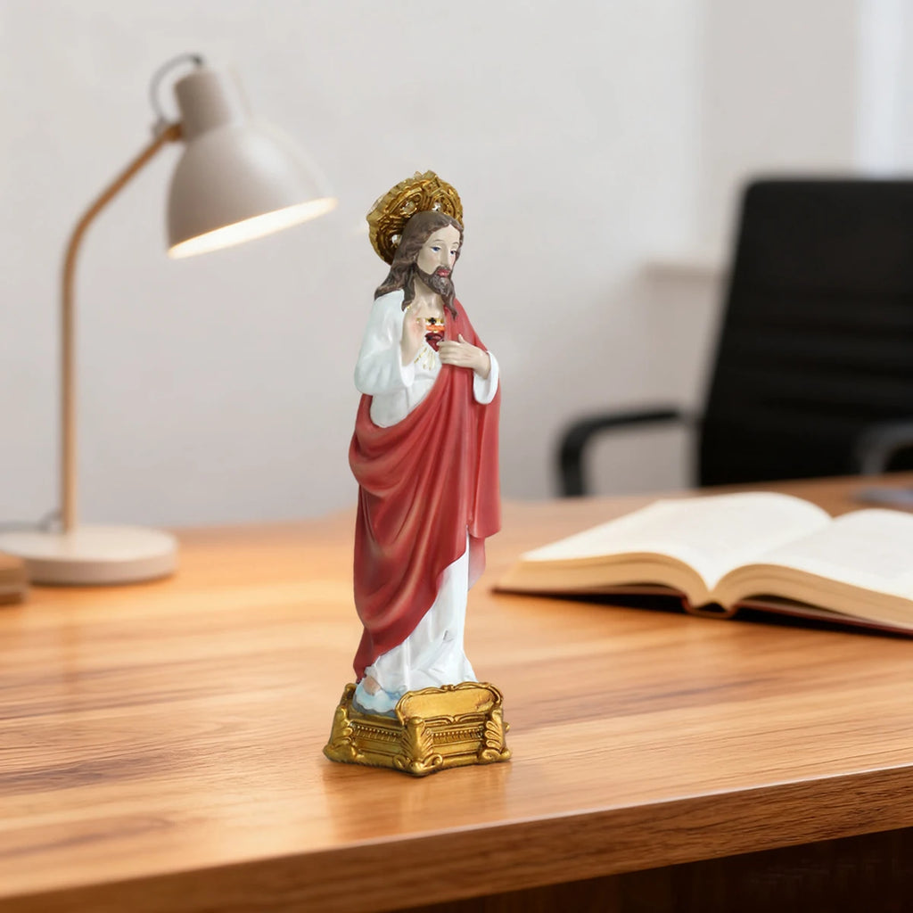 Jesus Christ Statue 8.77" - Resin Religious Decor