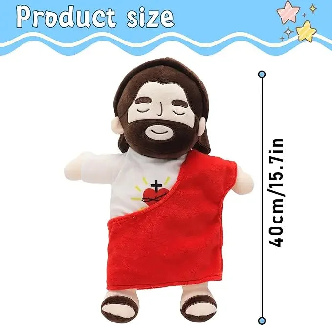 Breathing Jesus Plush Toy - 40CM Soothing Comfort