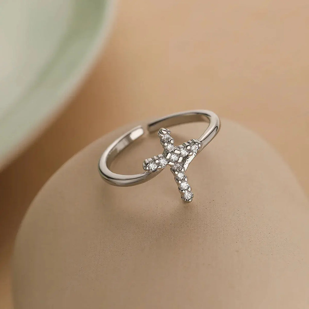 Womens Faith Cross Ring dsers