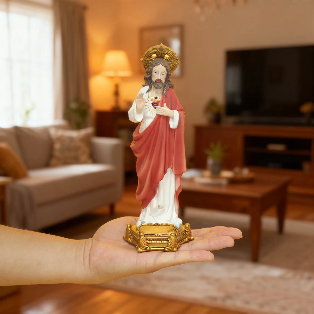 Jesus Christ Statue 8.77" - Resin Religious Decor