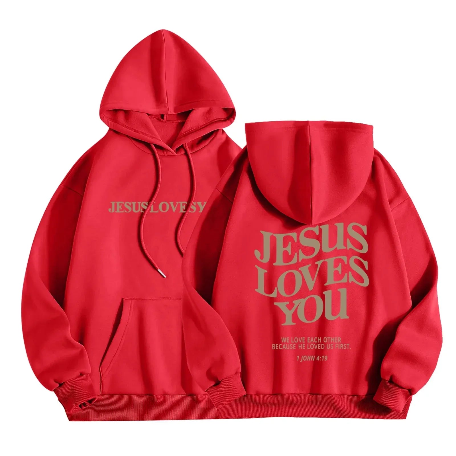 Jesus Loves You Hoodie dsers