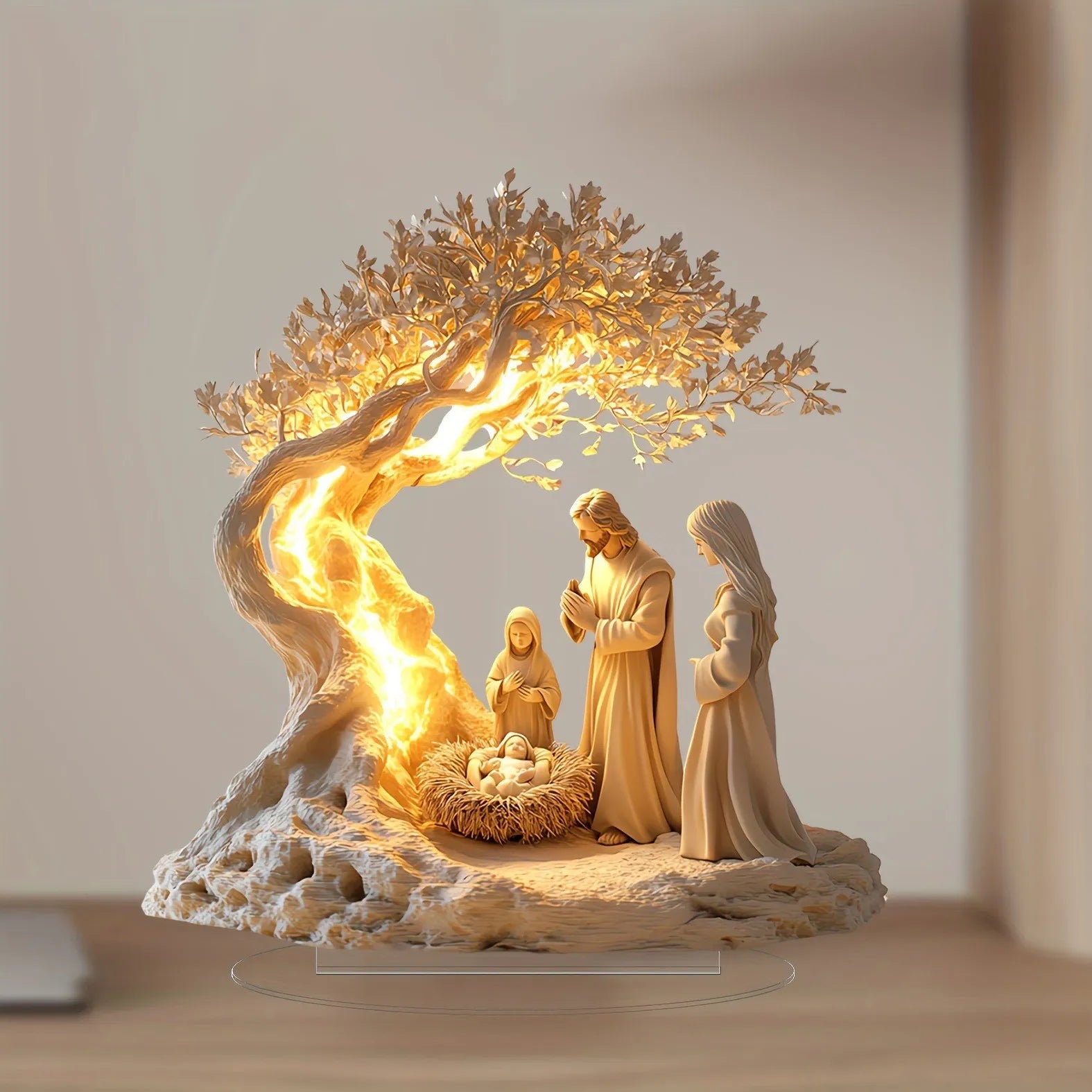 Jesus and the Tree of Life Acrylic Ornament