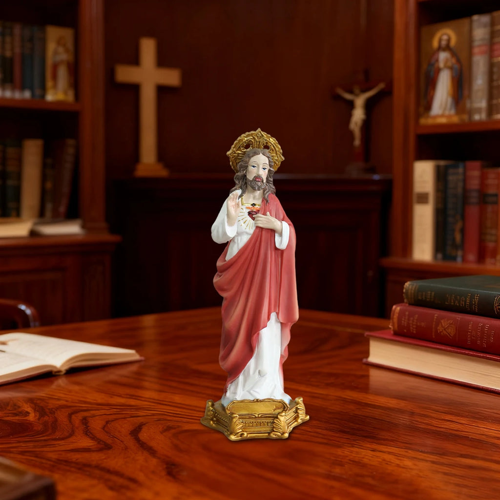 Jesus Christ Statue 8.77" - Resin Religious Decor