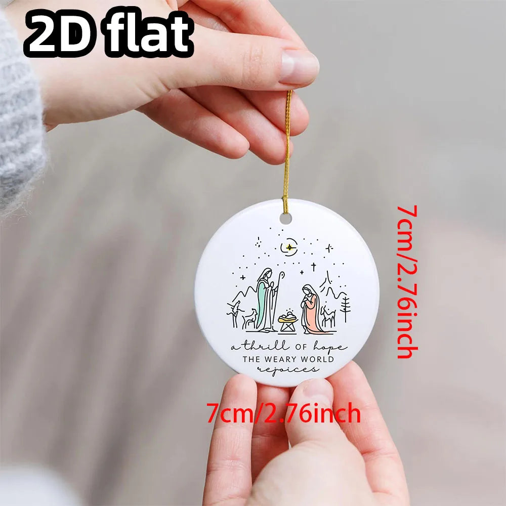 Nativity Scene Ornament - Baby Jesus Keepsake