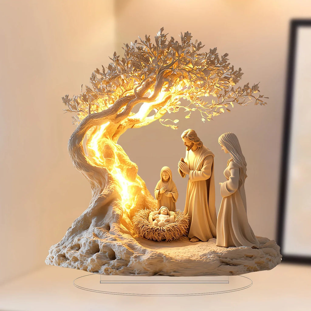 Jesus and the Tree of Life Acrylic Ornament
