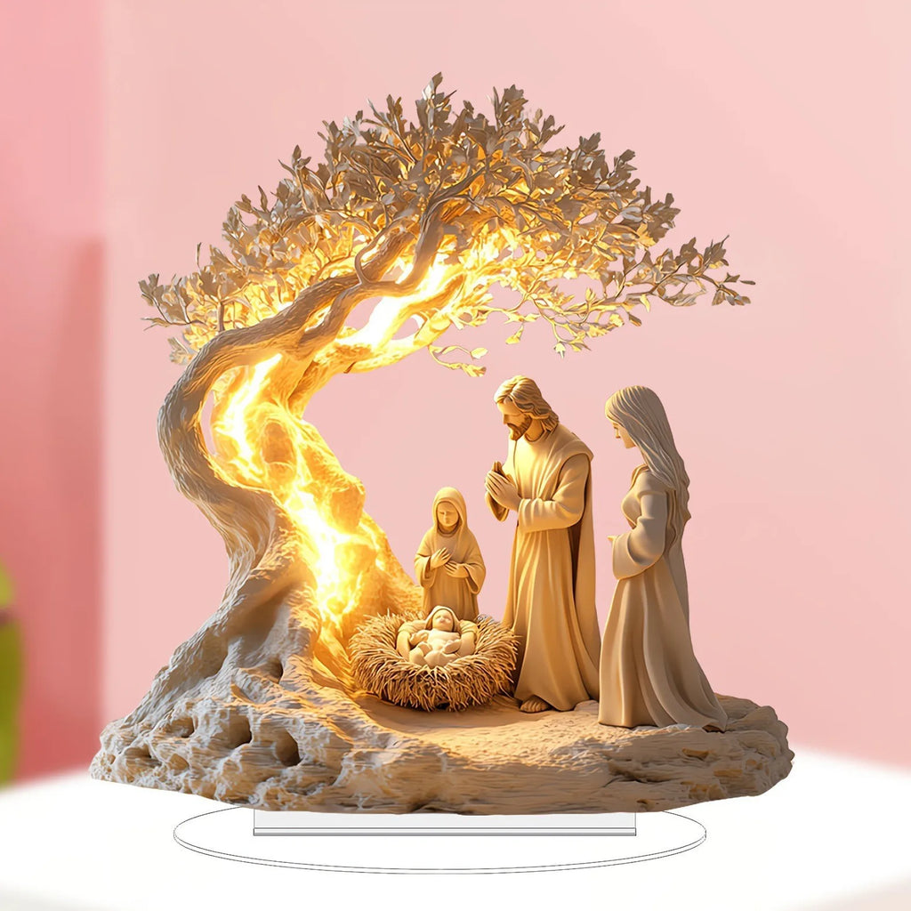Jesus and the Tree of Life Acrylic Ornament
