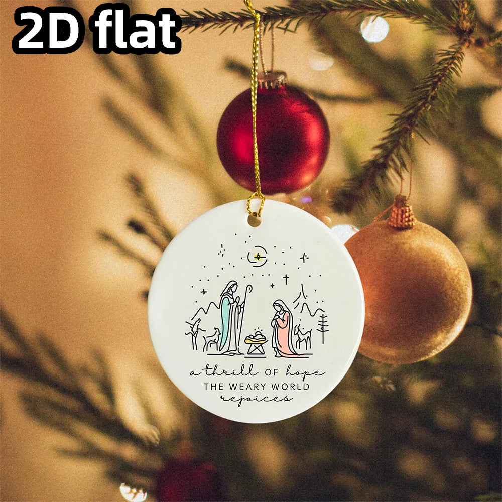 Nativity Scene Ornament - Baby Jesus Keepsake