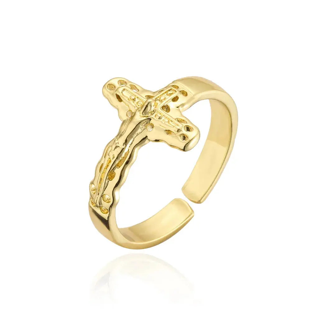 Womens Faith Cross Ring dsers