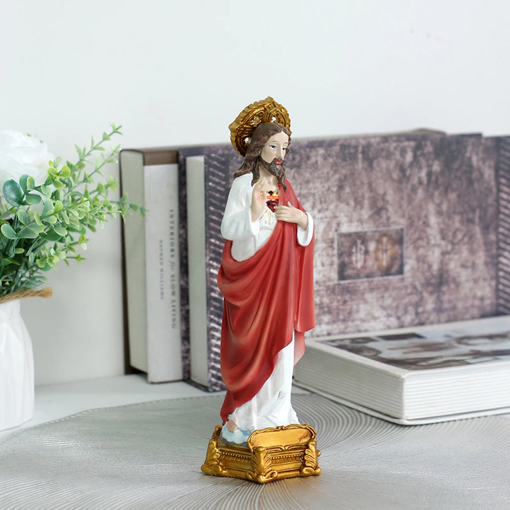 Jesus Christ Statue 8.77" - Resin Religious Decor