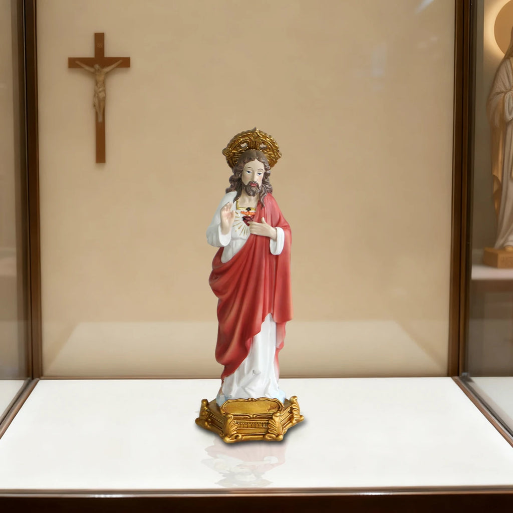 Jesus Christ Statue 8.77" - Resin Religious Decor