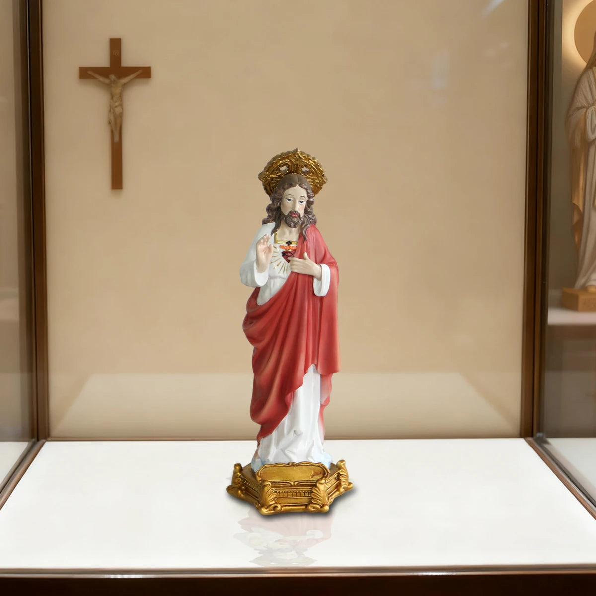 Jesus Christ Statue 8.77" - Resin Religious Decor