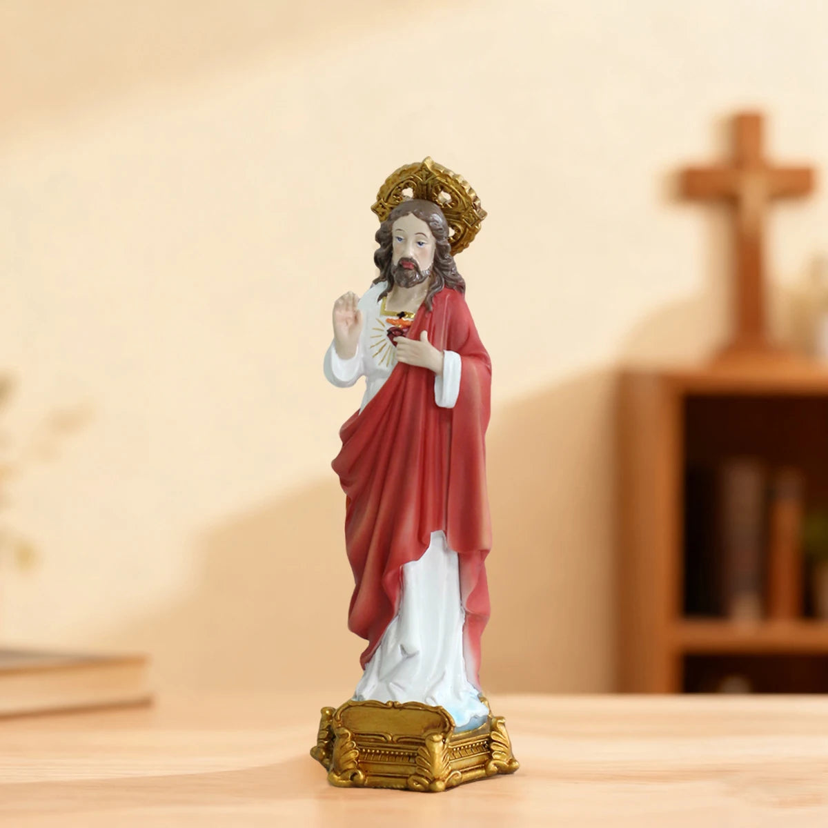 Jesus Christ Statue 8.77" - Resin Religious Decor