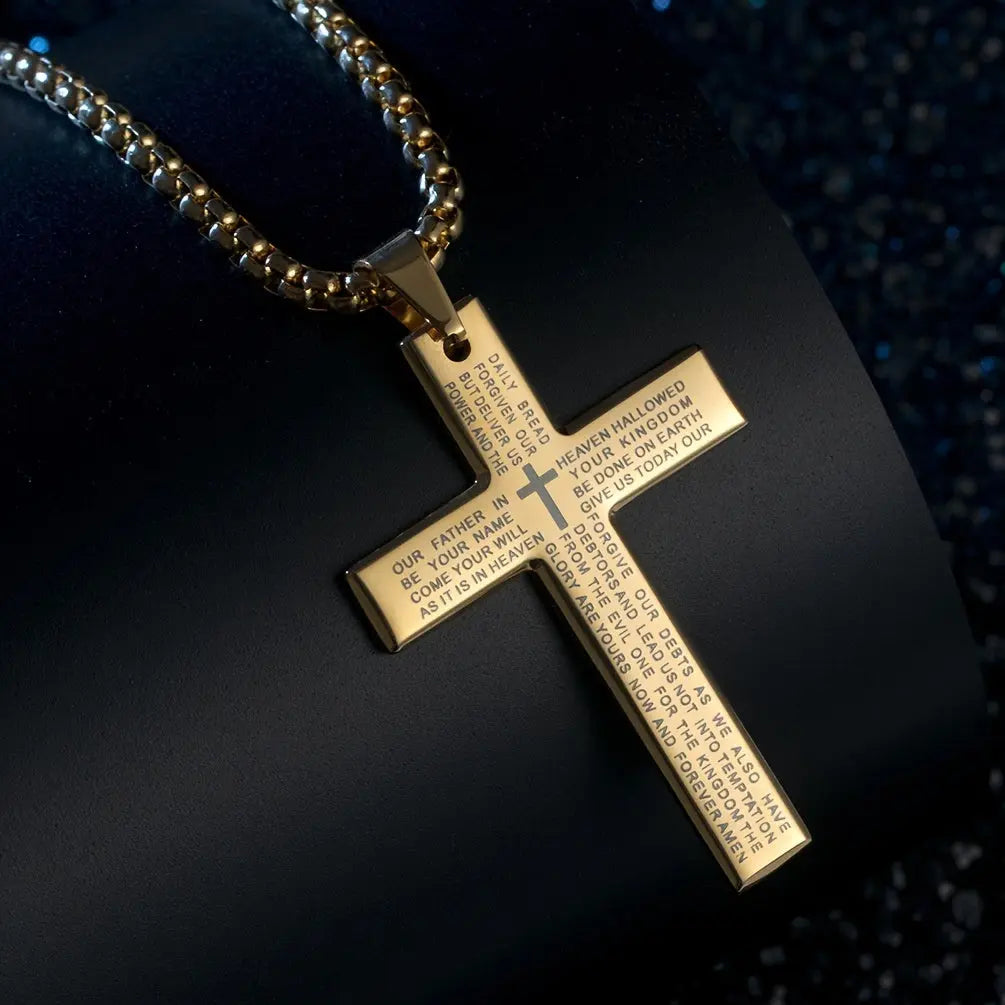 Bold Men’s Cross Necklace dsers