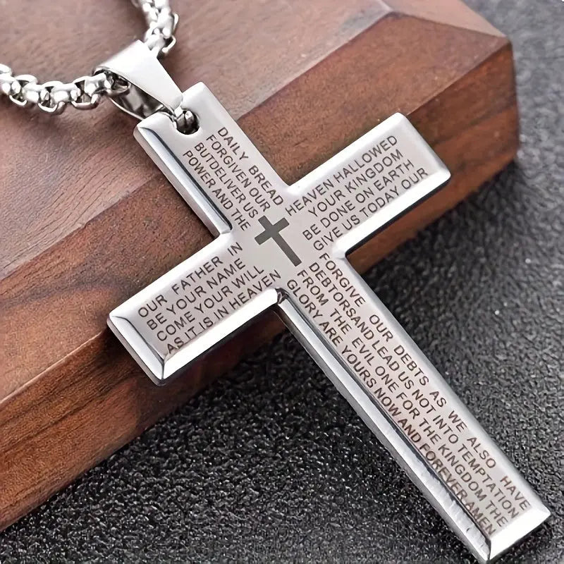 Bold Men’s Cross Necklace dsers