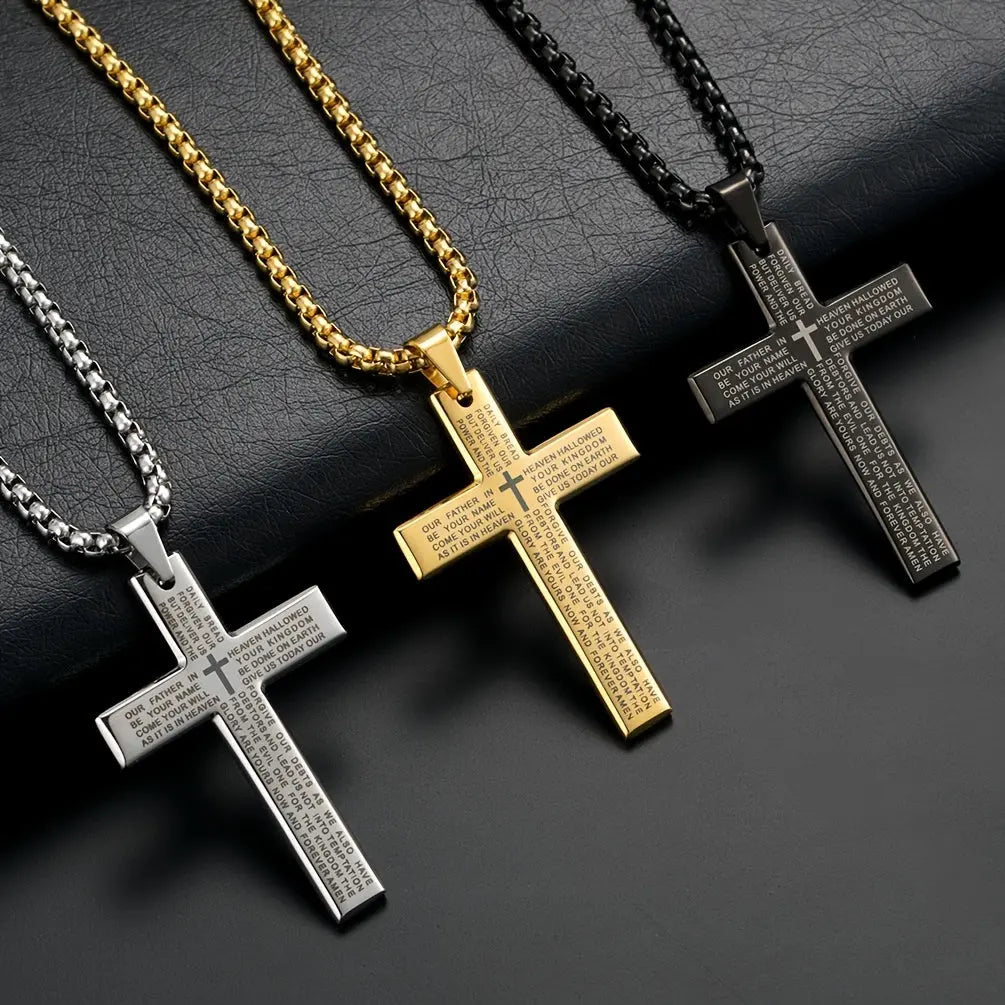 Bold Men’s Cross Necklace dsers